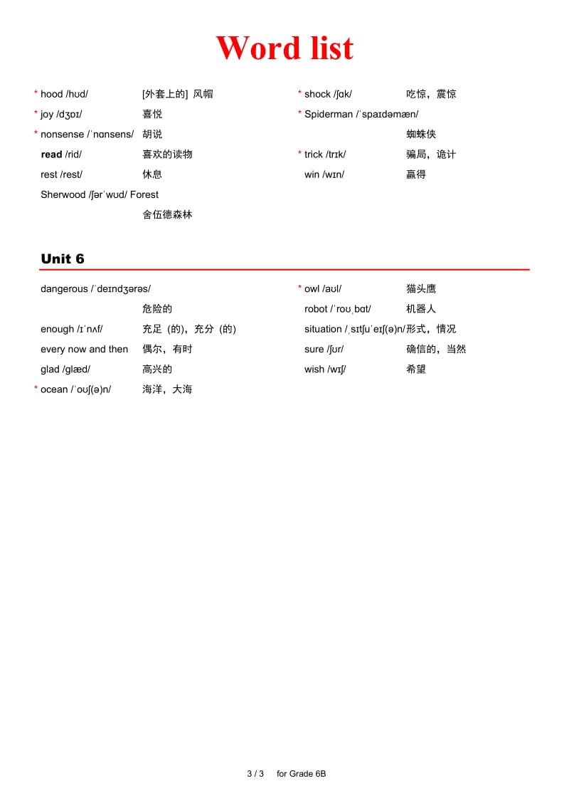 外研社小学英语(三年级起点)单词表(带音标)六年级下.docx_第3页