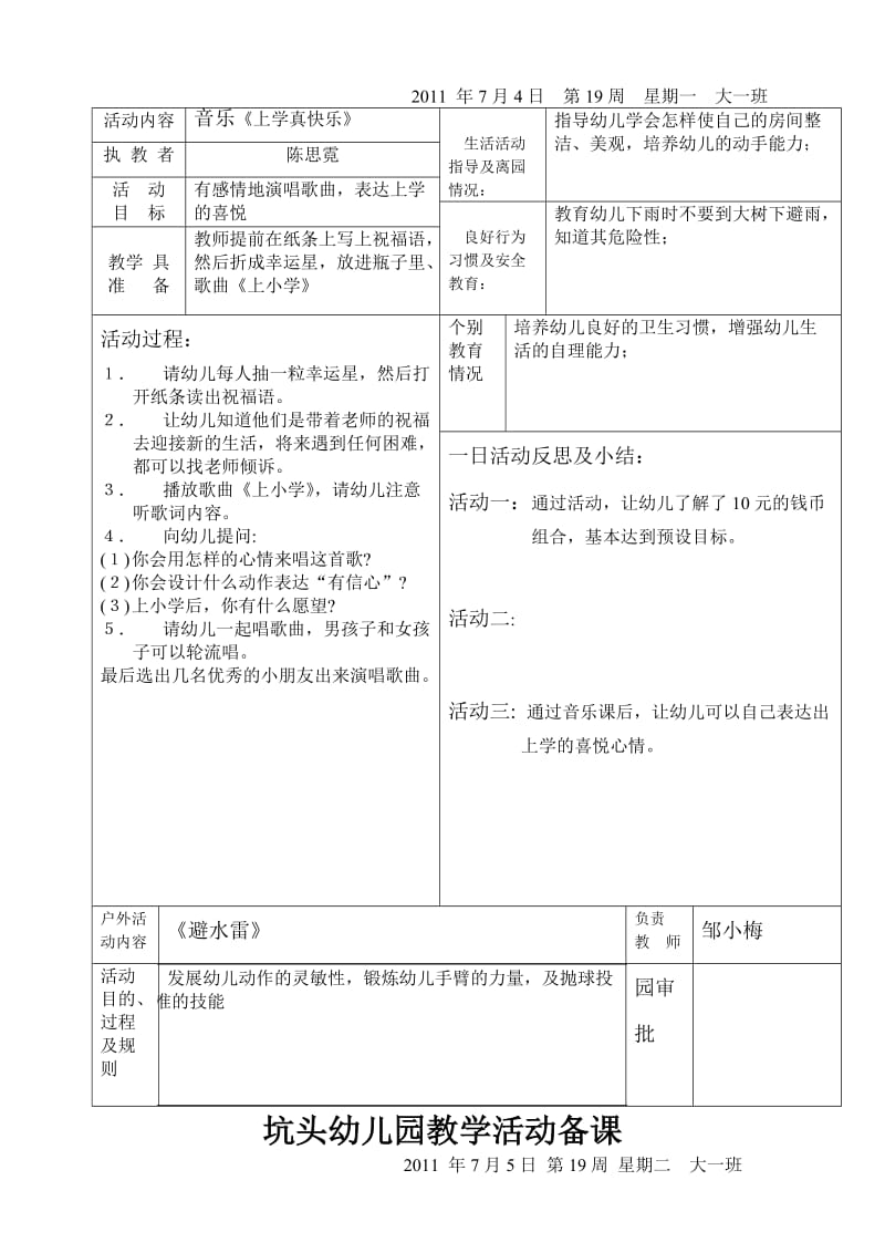 坑头幼儿园2011学年第二学期大一班备课第19周.doc_第2页