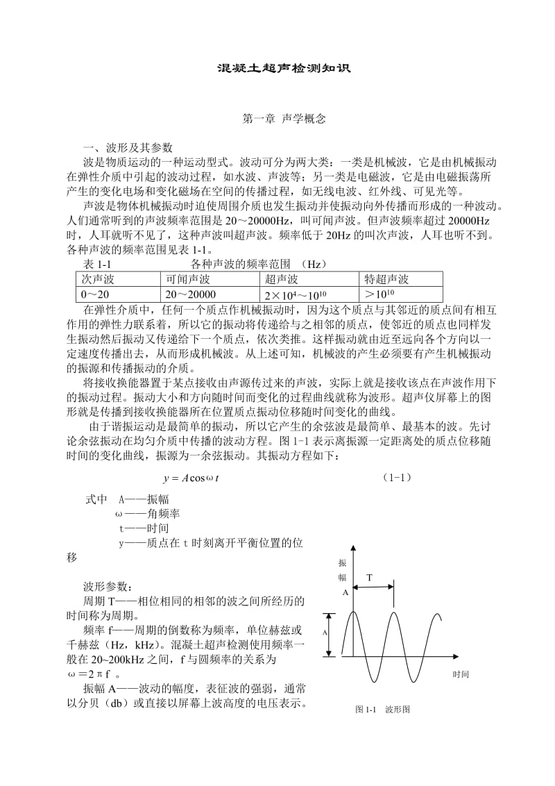 混凝土超声检测知识.doc_第1页