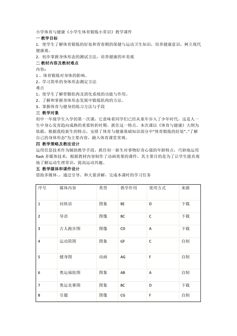 小学体育与健康《小学生体育锻炼小常识》教学课件.docx_第1页