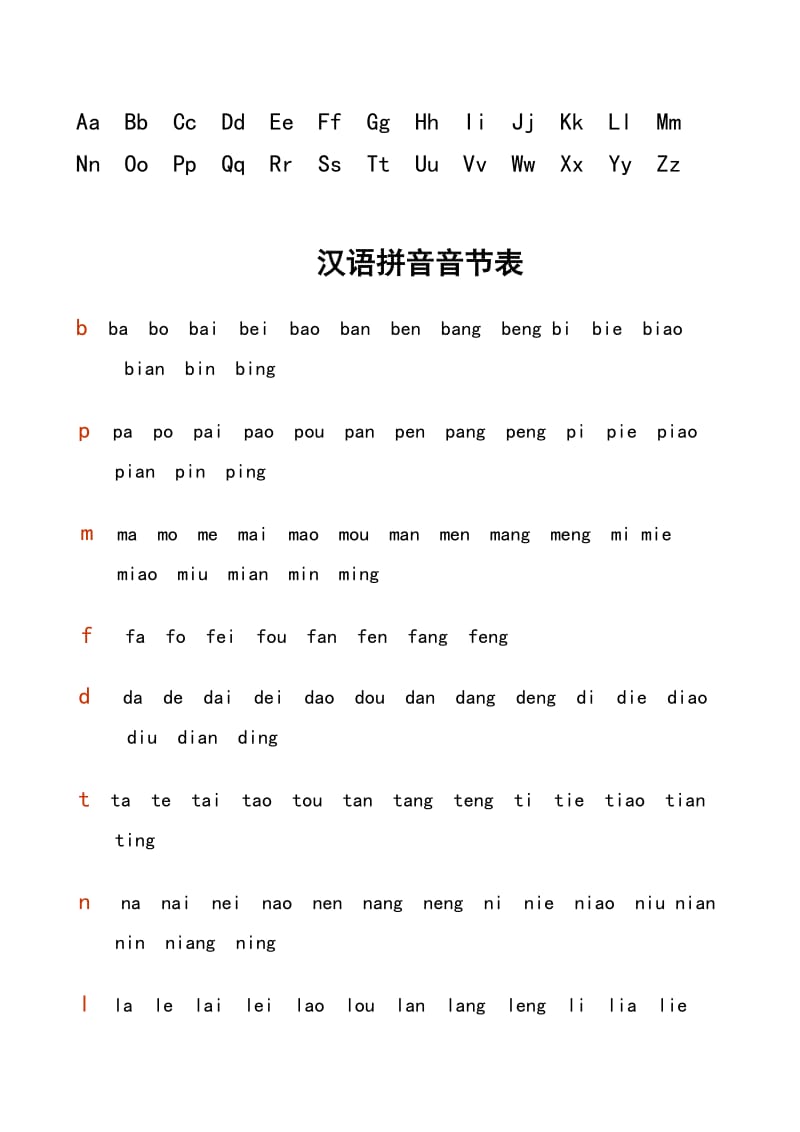 小学生字母表人教版.doc_第2页