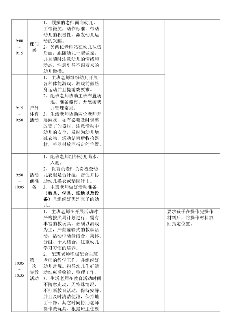 幼儿园幼儿一日生活安排表.docx_第2页