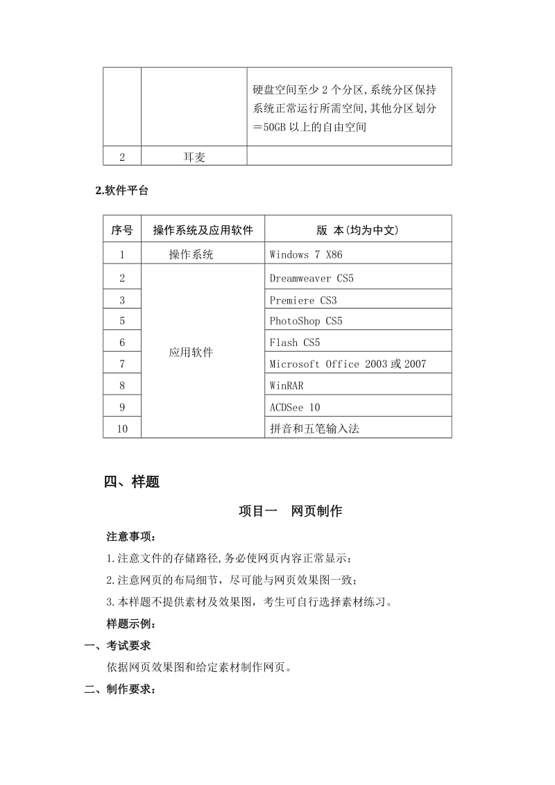 2016年山东省春季高考技能考试信息技术类专业考试样题.docx_第2页