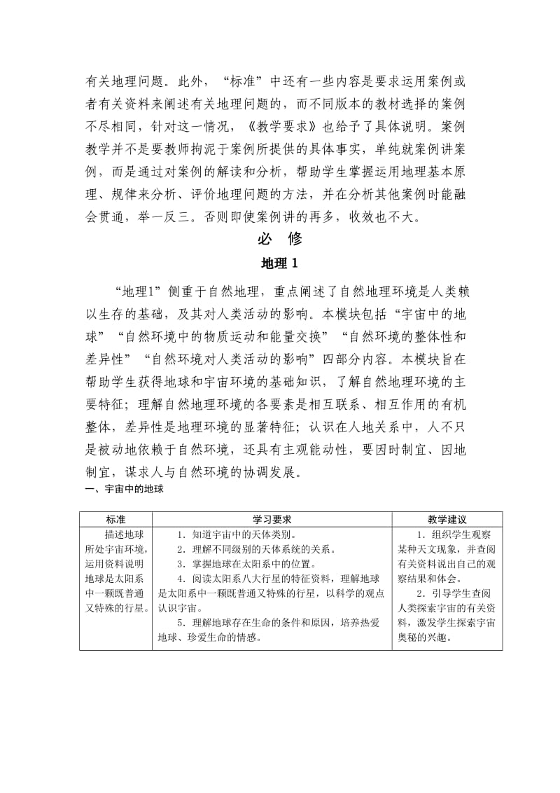 江苏省普通高中地理课程标准教学要求.doc_第2页