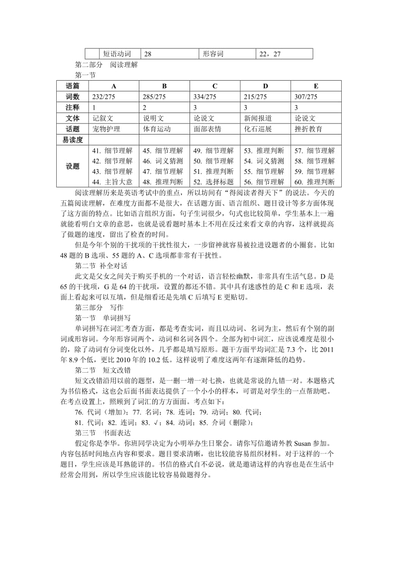 2012高考试题分析(全国二卷).doc_第2页