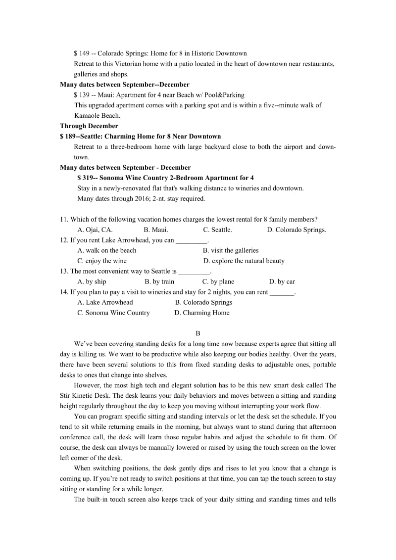 深圳市宝安中学2015-2016学年第二学期期末考试高二英语.doc_第2页