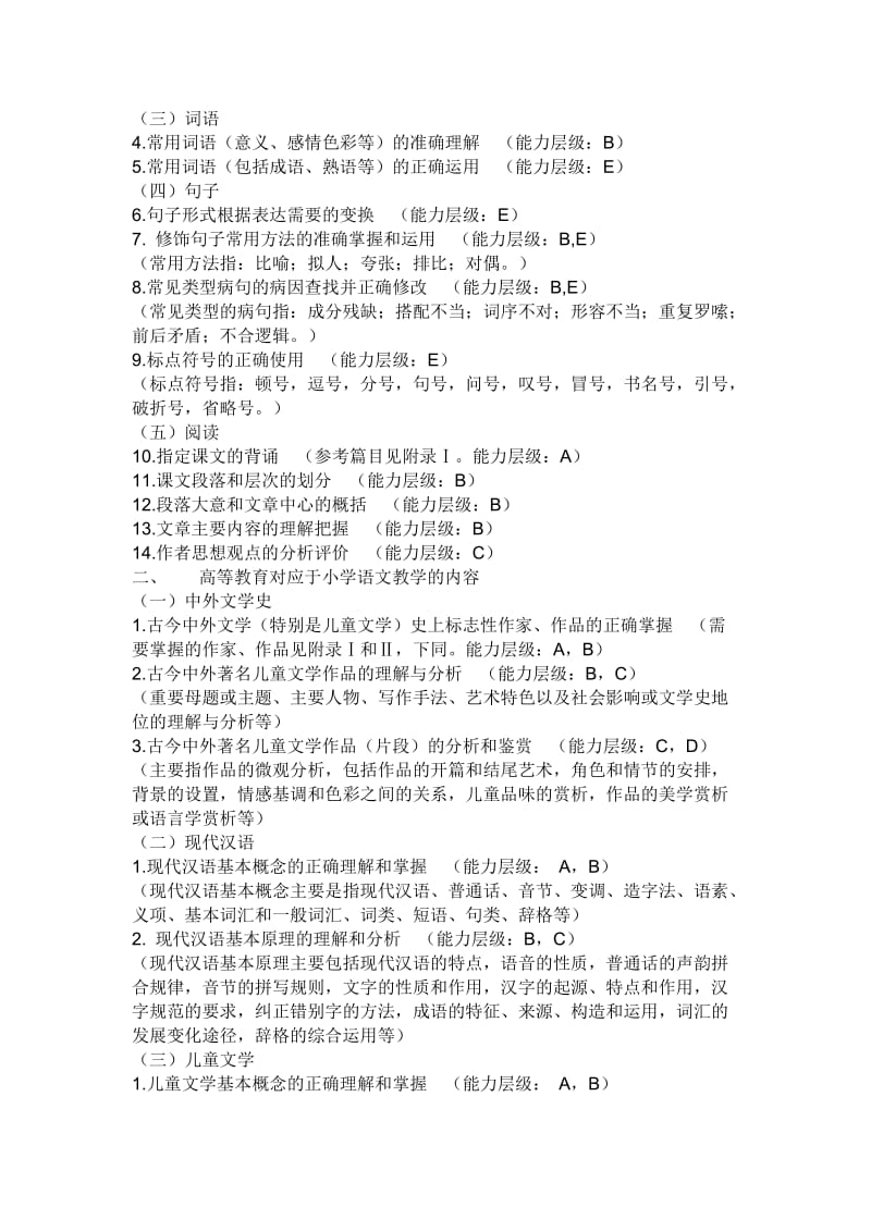 浙江小学教师考试大纲.doc_第2页