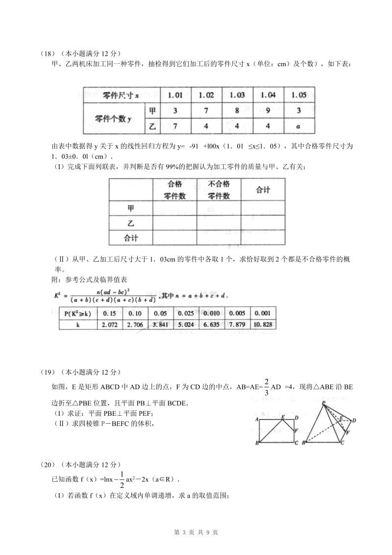 河南省商丘市2014届高三第三次模拟考试数学文试题.doc_第3页