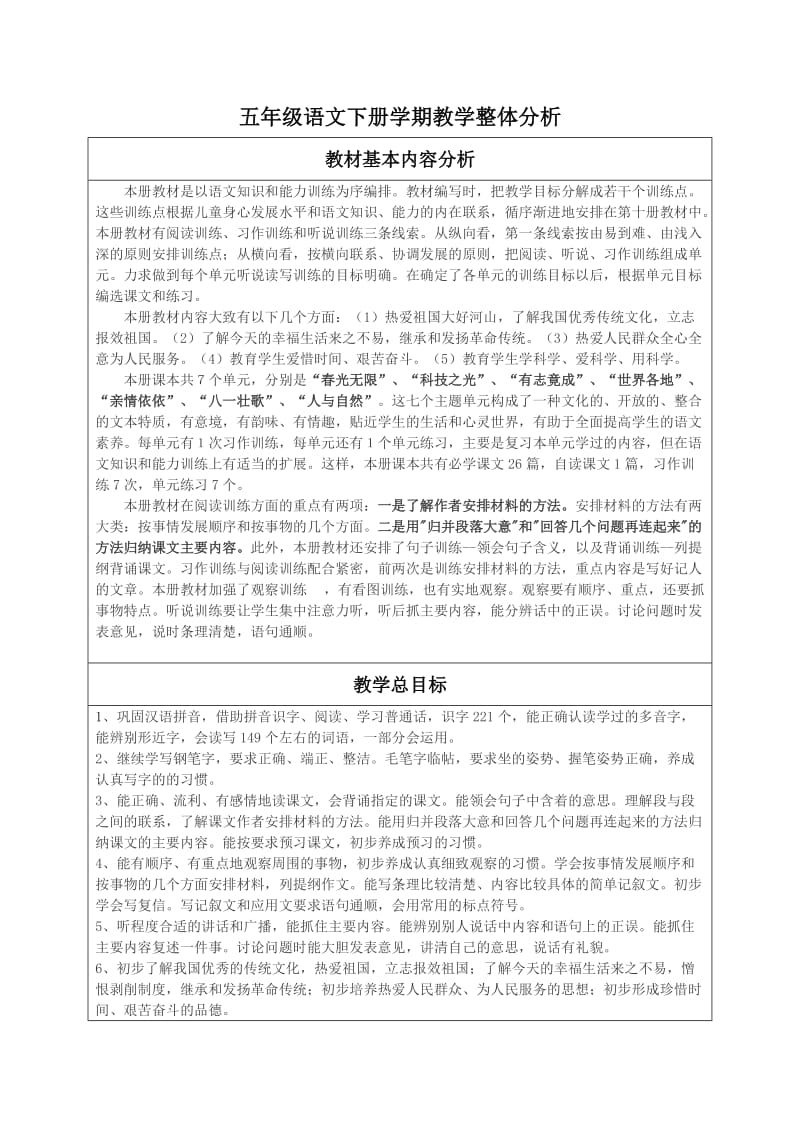 苏教版语文五年级下教学计划.doc_第1页