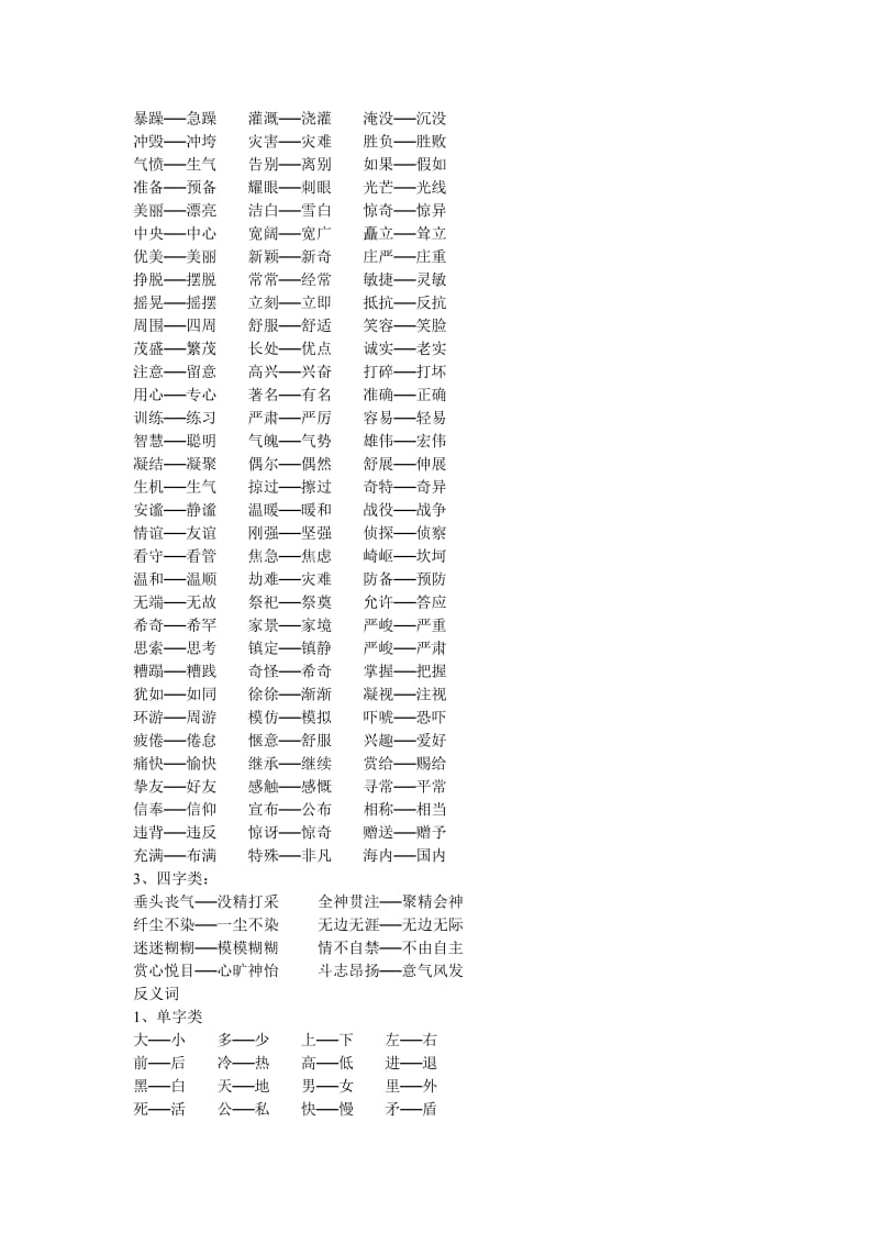 小学语文近义词反义词整理大汇总.doc_第2页