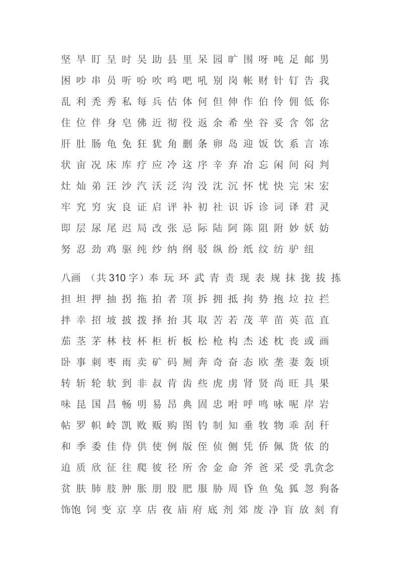 小学需掌握的常用字2500个.doc_第3页