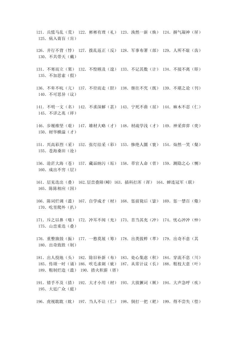 历年高考语文中常见1000个错别字总结.doc_第2页