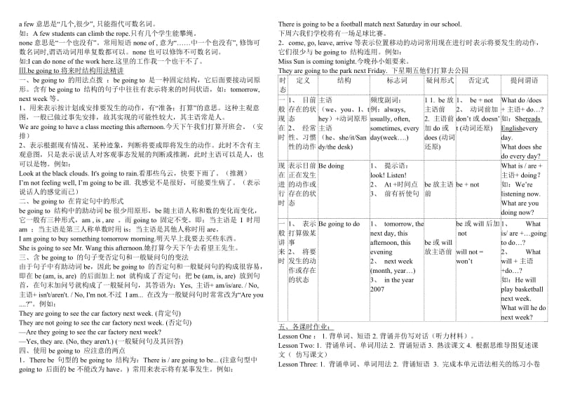 英语六年级第一单元知识点及习题.doc_第3页