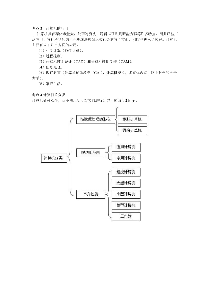 云南“三校生”高考《计算机应用基础》复习提纲.doc_第2页