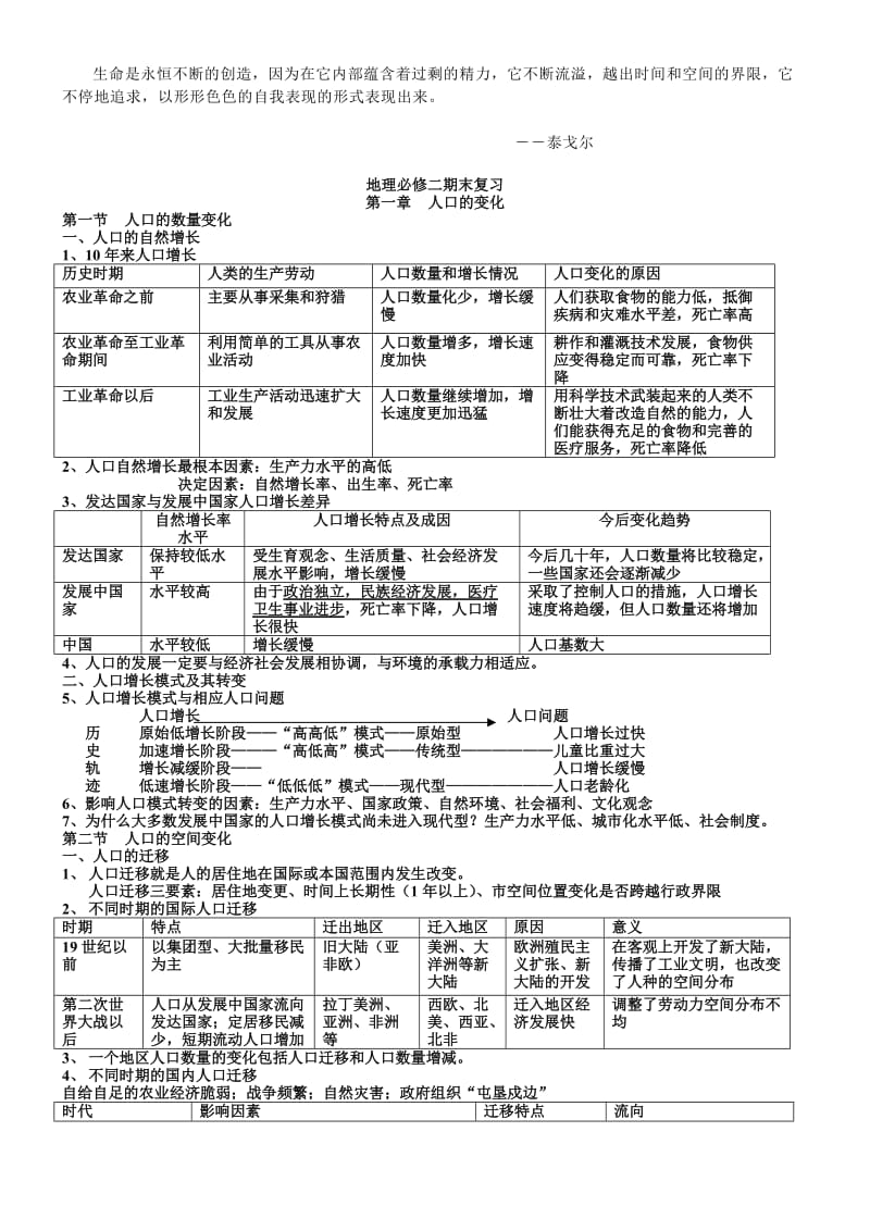 Kziegv高中地理必修二期末复习.doc_第1页