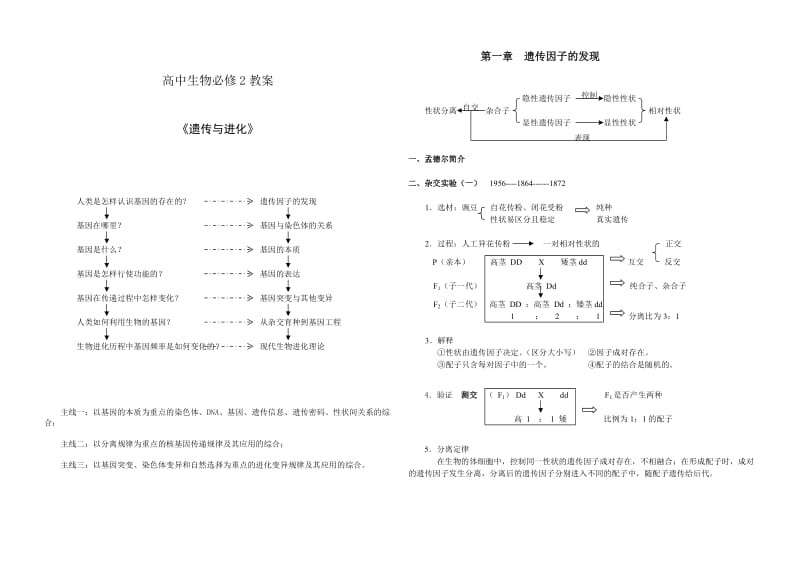 高中生物必修教案.doc_第1页