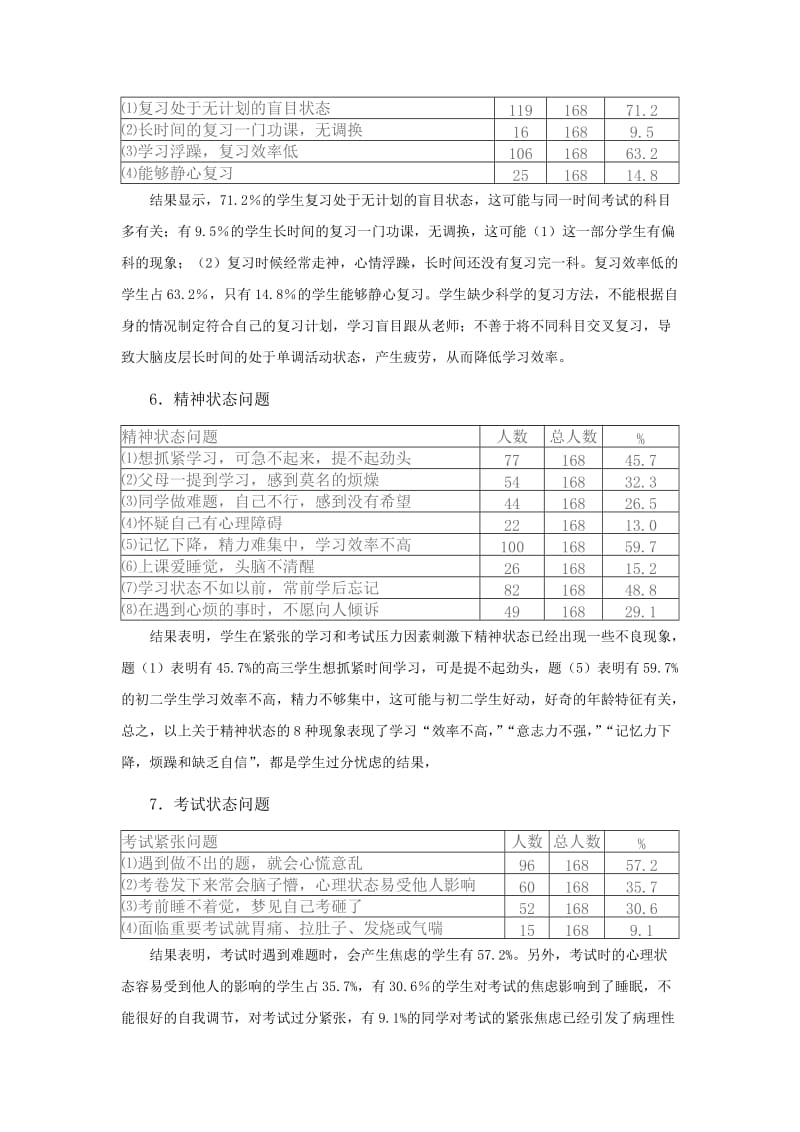 高中生考前心理调查告报(作业).doc_第3页