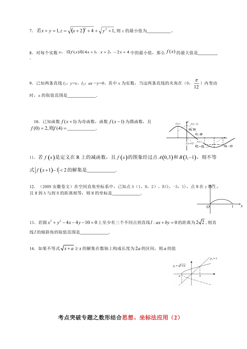 高三考点突破专题之数形结合思想.doc_第2页