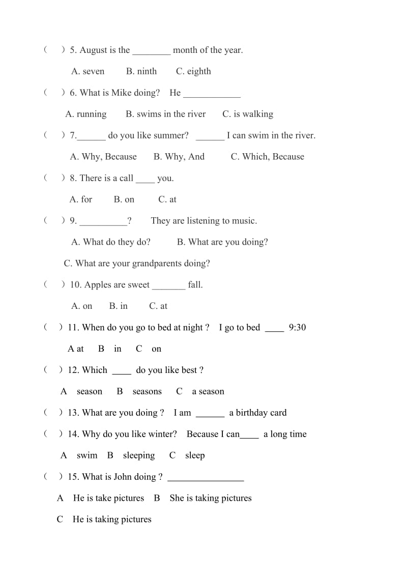 六年级英语竞赛试卷.doc_第2页