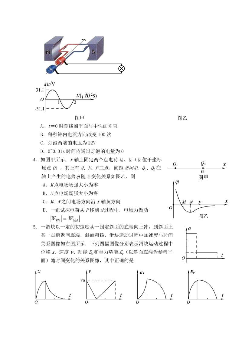 南京、盐城市2015届高三年级第二次模拟考试.doc_第2页