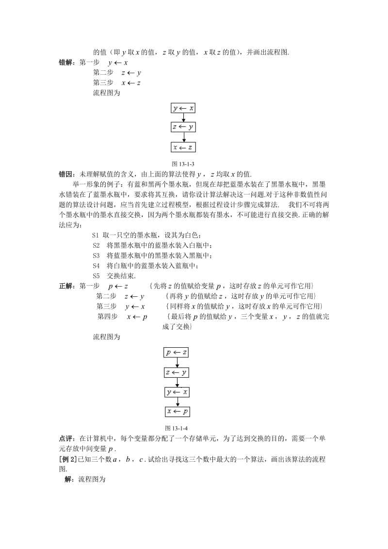 高中数学经典错因正解汇总：第十三章算法初步.doc_第2页