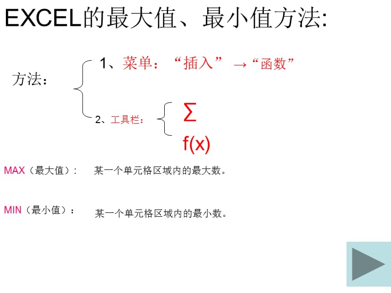 EXCEL-5-的最大值、最小值方法.ppt_第1页