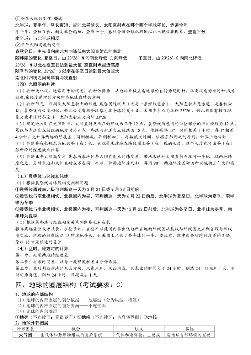 高中地理必修一复习资料.doc_第2页