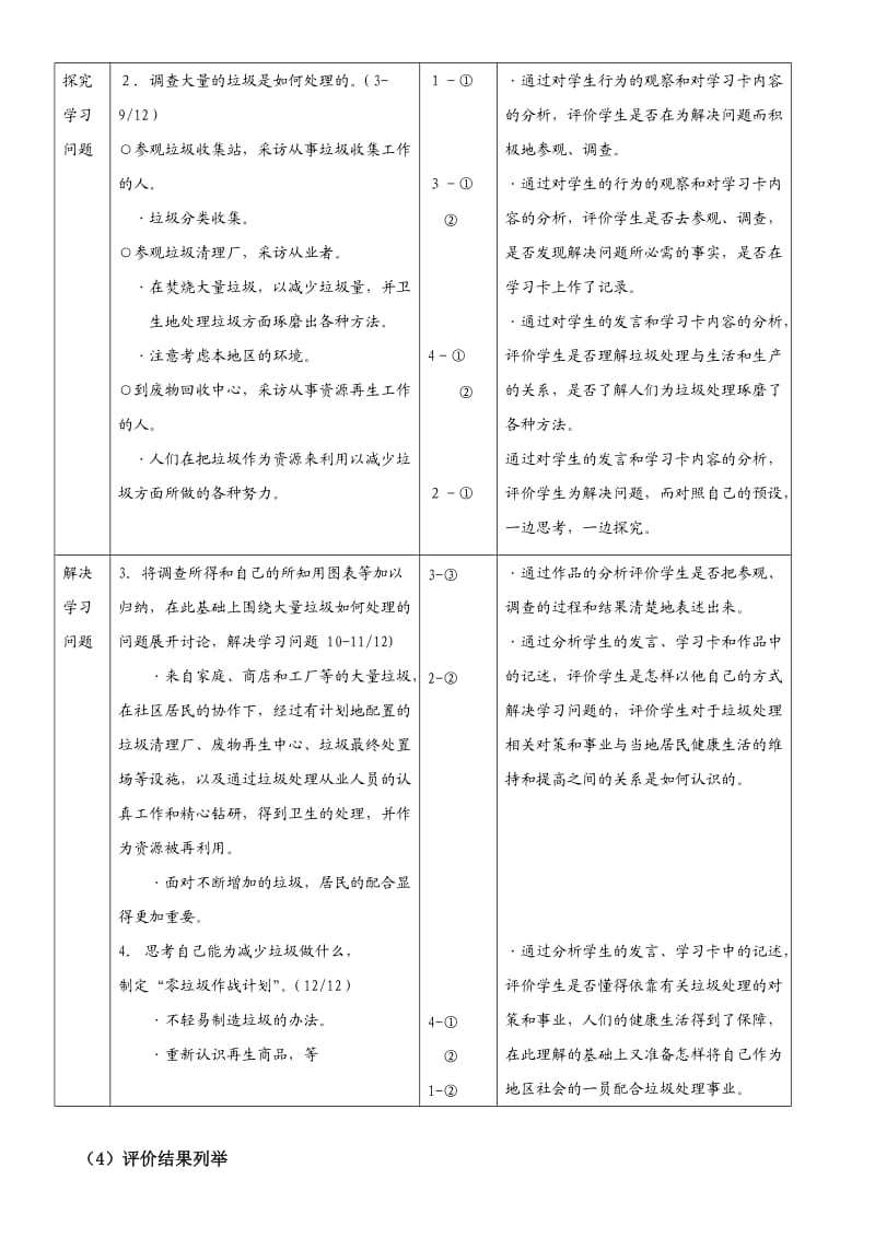 六年级下《垃圾的处理和利用》单元的教学和评价案例.doc_第3页