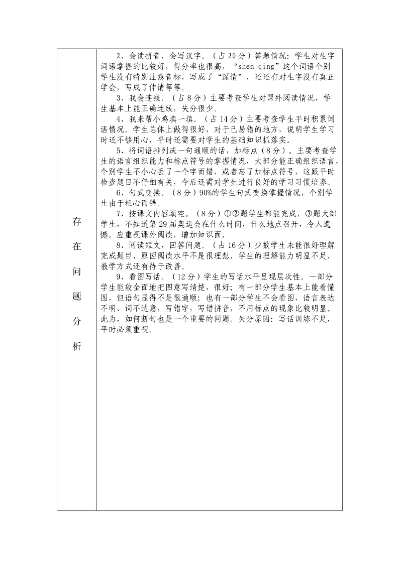 四年级数学卷面分析.doc_第2页