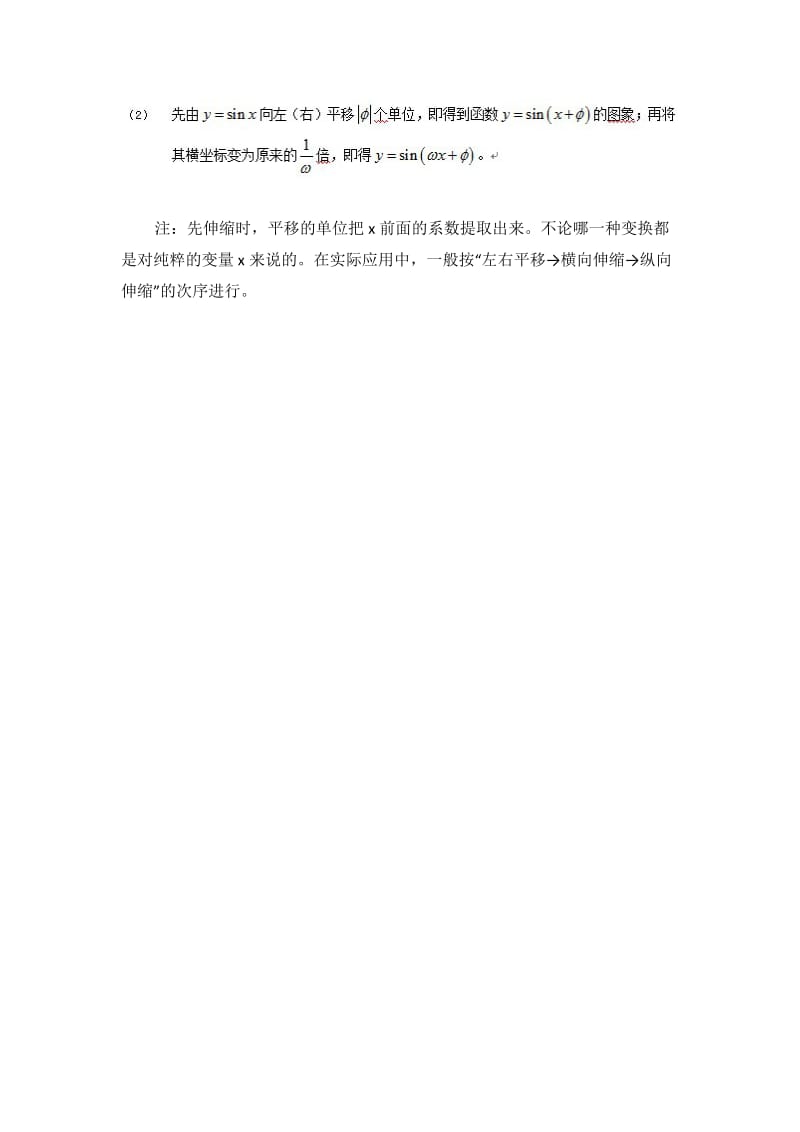 高中数学：关于三角函数图象变换的讲解.docx_第2页