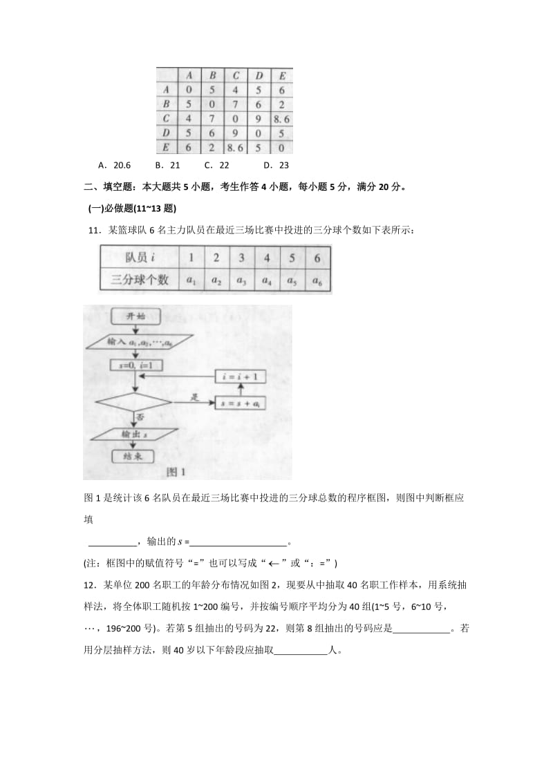 全国高考文科数学试题目及答案广东.doc_第3页