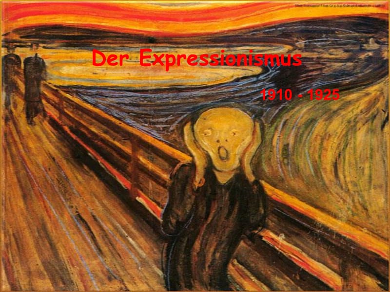 DerExpressionismus德国表现主义-曼曼.ppt_第1页