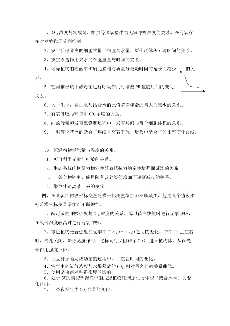 高中生物学中常见的几种坐标图像的生物学含义.doc_第3页