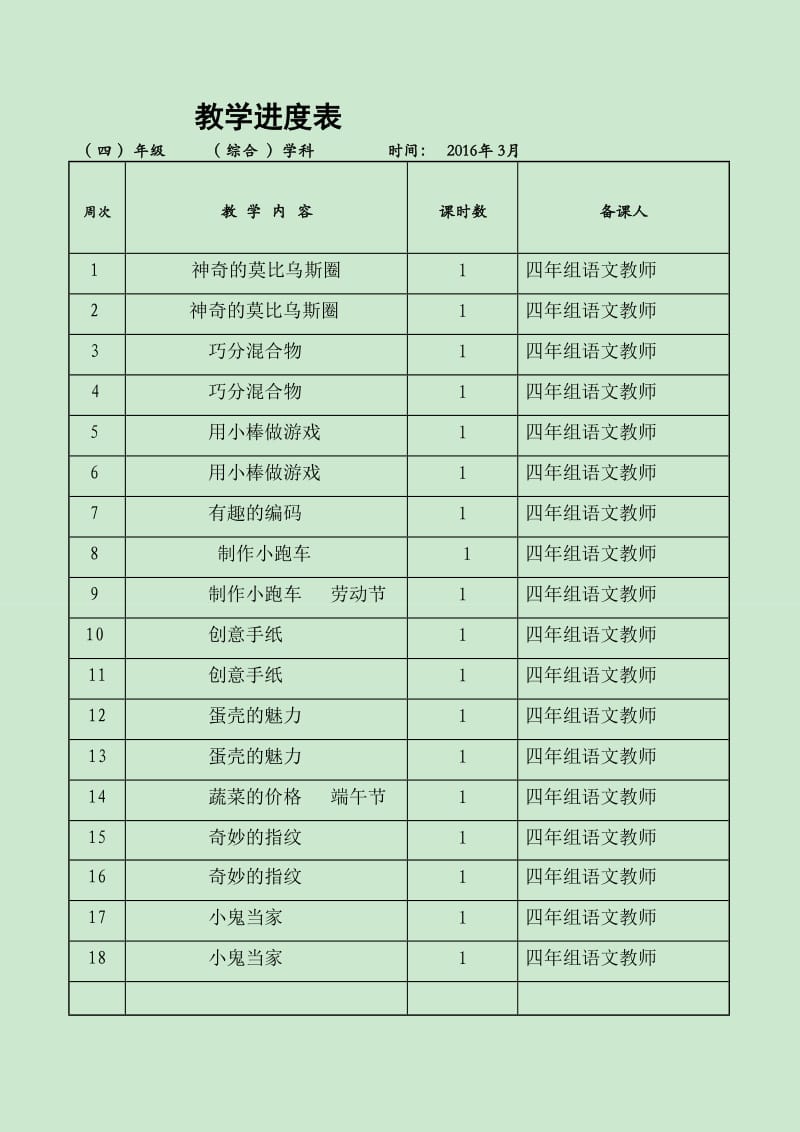 四年级下册辽师大版新版综合实践教案.doc_第3页