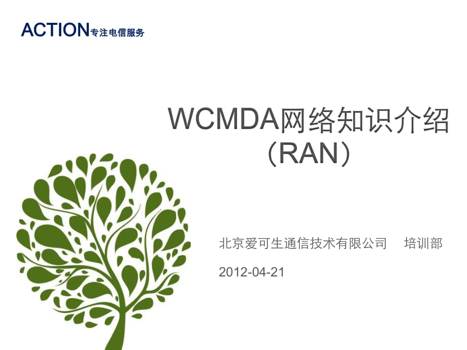 WA网络知识介绍RAN.pptx_第1页