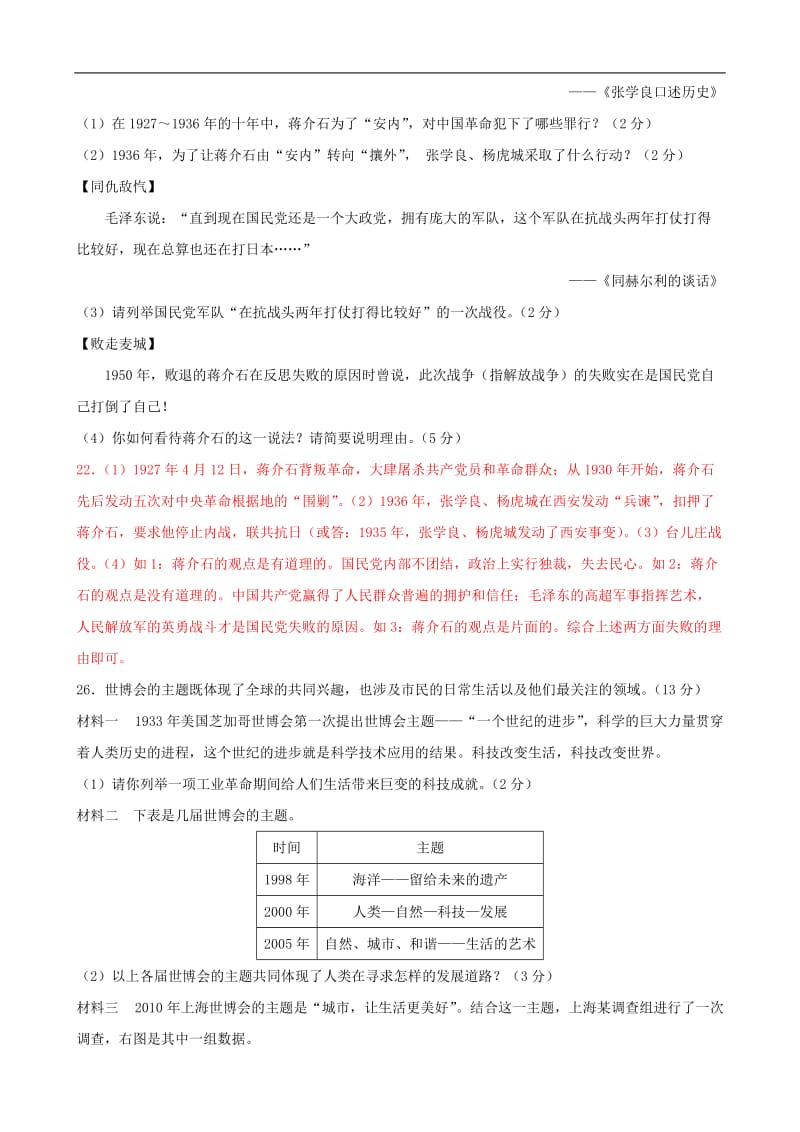 2010年浙江省温州市中考历史试题.doc_第2页