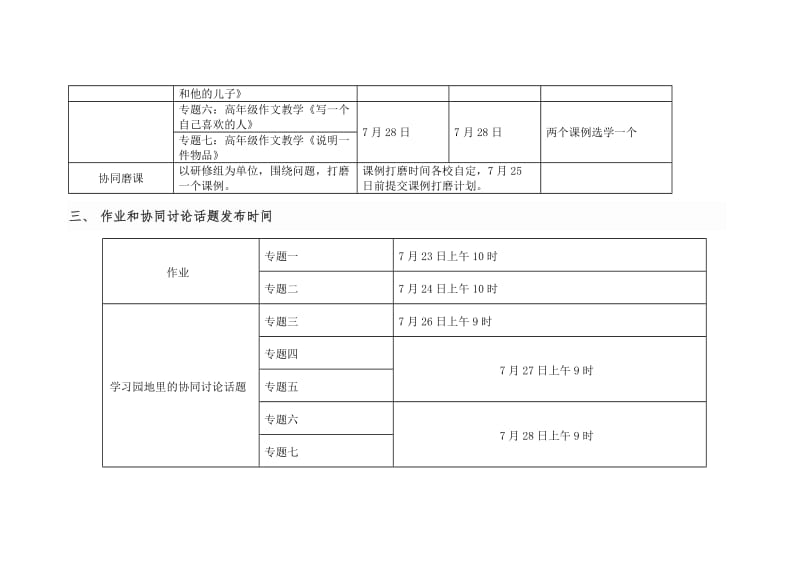 山东省2013年小学教师远程研修语文学科研修工作计划.doc_第2页