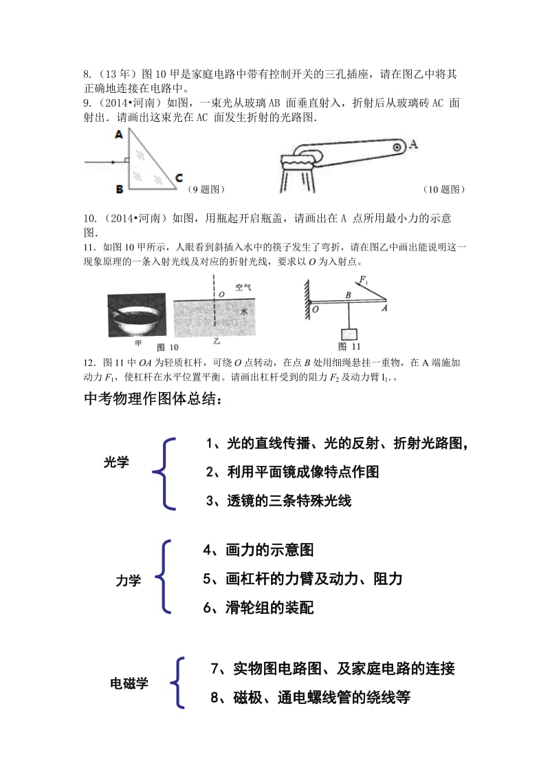 2010-2015年河南中考物理作图题.doc_第2页