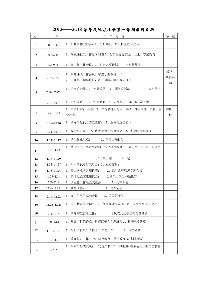 陈庄小学2012-2013校历表、行政历.doc_第3页