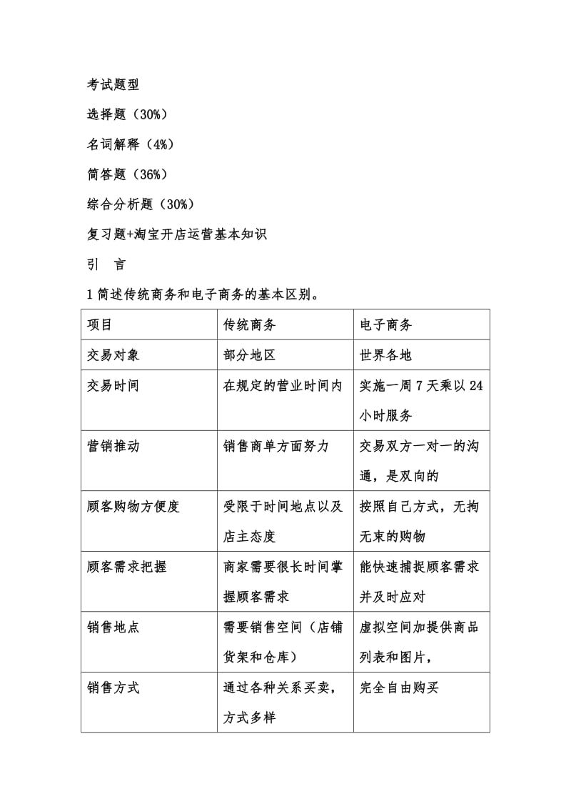 电子商务概论复习题2013-2014-I.doc_第1页