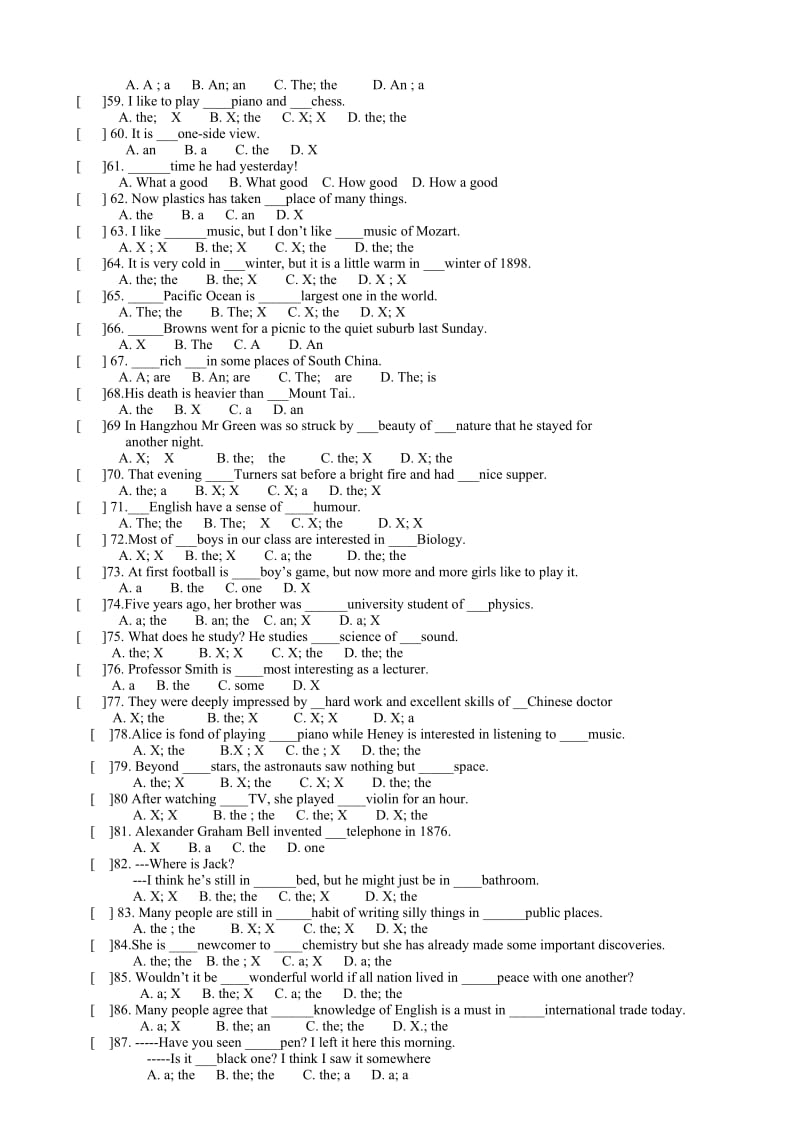 高考英语复习单项选择训练1000题.doc_第3页