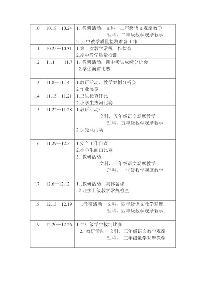 马圩小学学校工作周行事历.doc_第2页