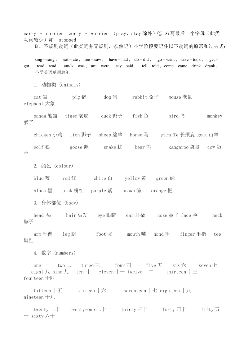 陕西旅游版小学英语时态总结.doc_第2页