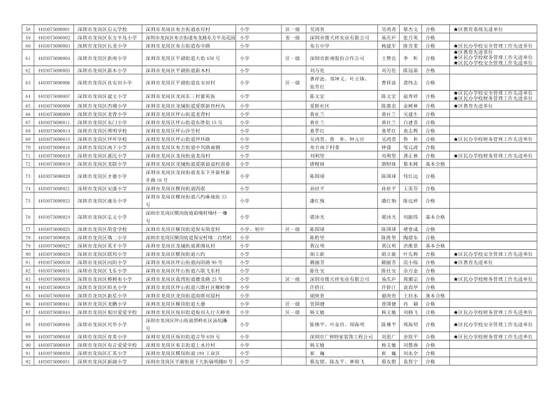 深圳市龙岗区民办中小学办学情况信息.doc_第3页