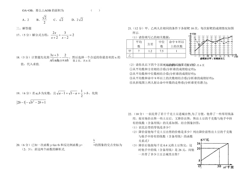 2010年春季八年级数学复习试题(四).doc_第2页