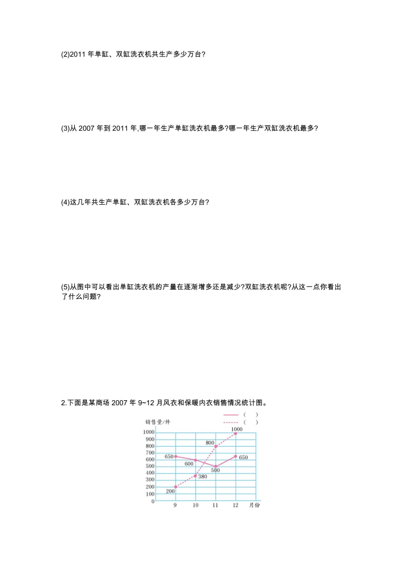 五年级下册单元习题测试第八单元_第2页