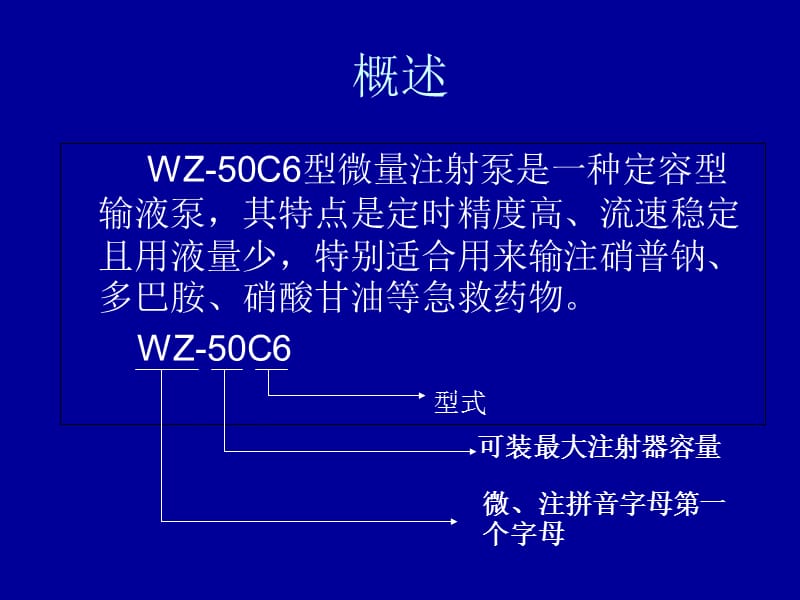 WZ50C6型微量注射泵使用.ppt_第2页