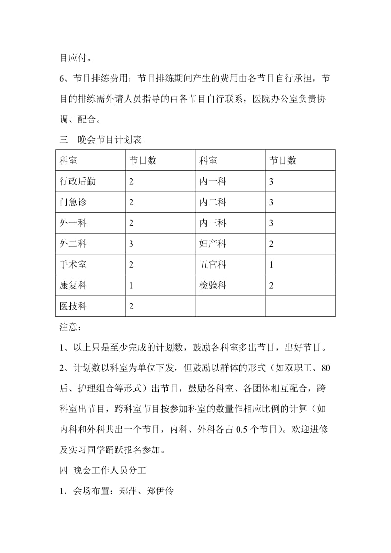 新田县人民医院2013年元旦文艺晚会活动方案.doc_第2页