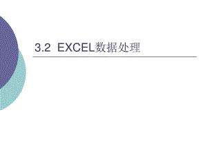 《EXCEL數(shù)據(jù)處理》PPT課件.ppt