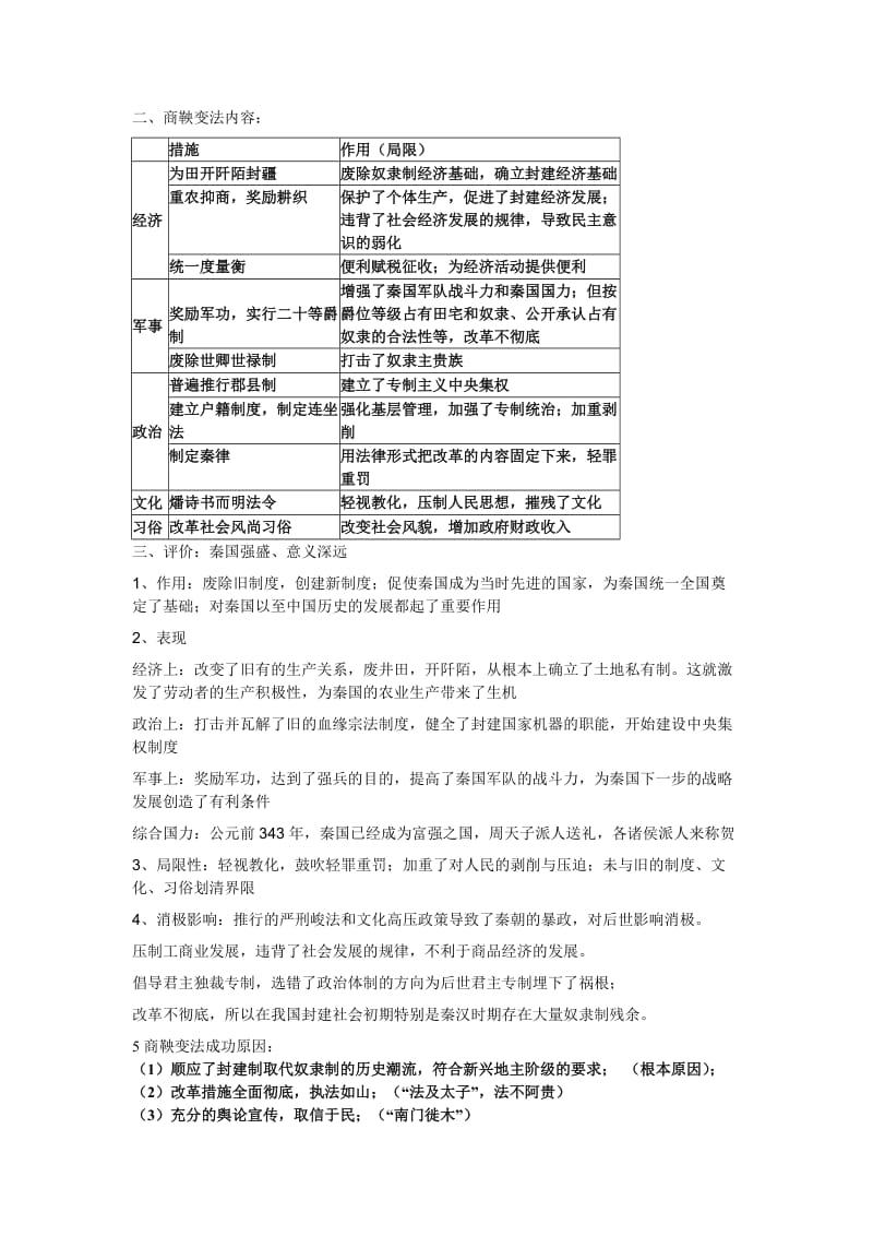 历史选修一重点知识总结(人教版除6单元).doc_第2页